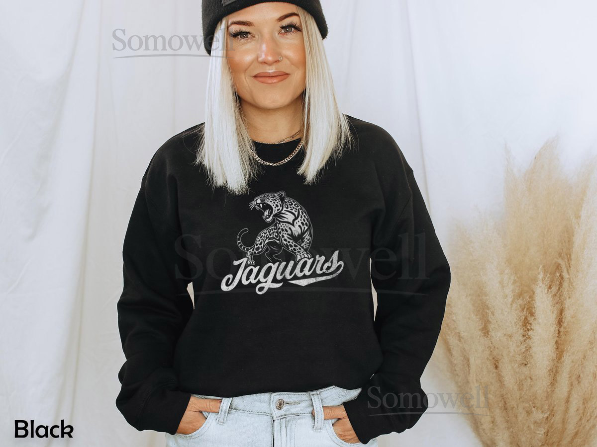 Jaguars Game Day Shirt for women softball volleyball baseball football retro mascot graphicUnisex Crewneck Swea_716