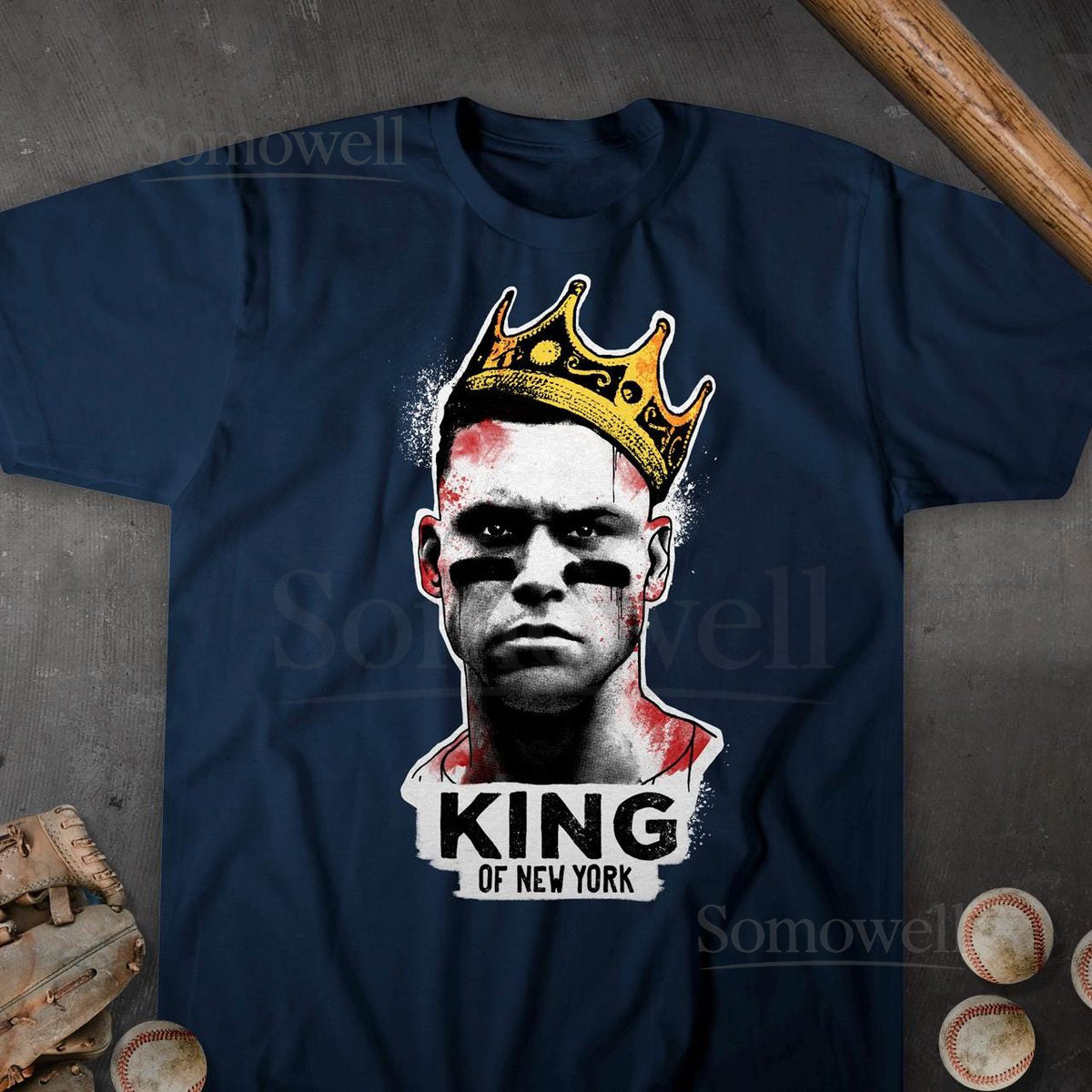 King of New York Aaron Judge T-Shirt Yankees Hip Hop Biggie Smalls_565