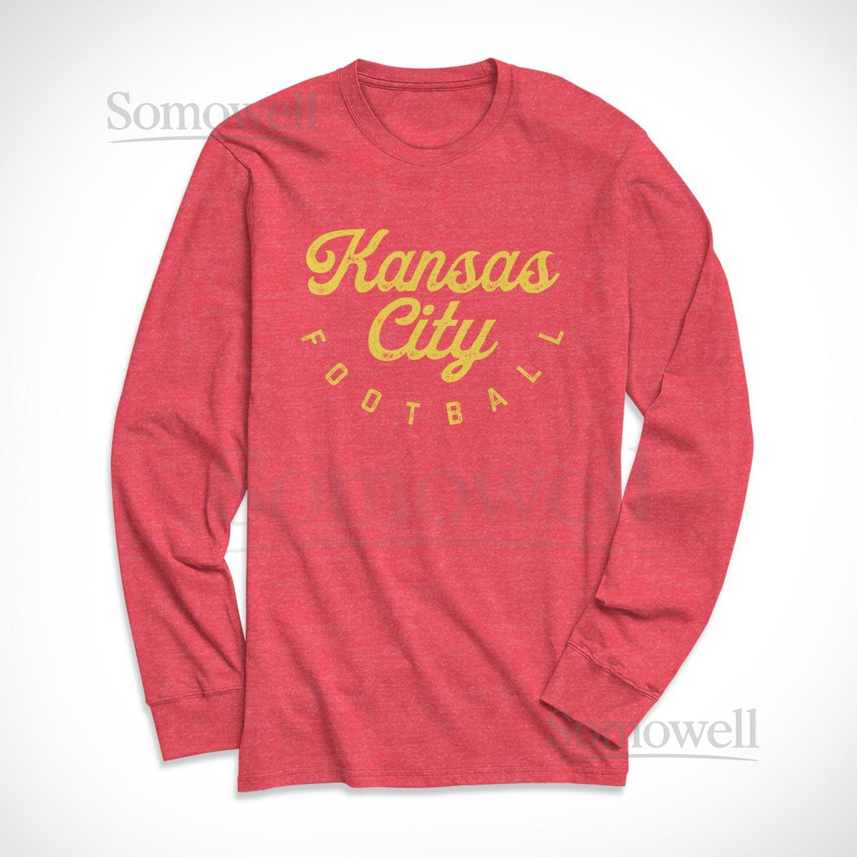Vintage Kansas City Long Sleeve T-shirt Kansas T-shirt Sunday Funday Sports Sweatshirt Football Unisex T-shirt Football Party Shirt_130