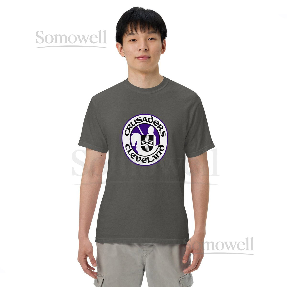 Perfect Holiday Unisex T-Shirt Unique Men and Women Clothing Cleveland Crusaders Printed Design Hockey WHA Casual T-Shirt_67