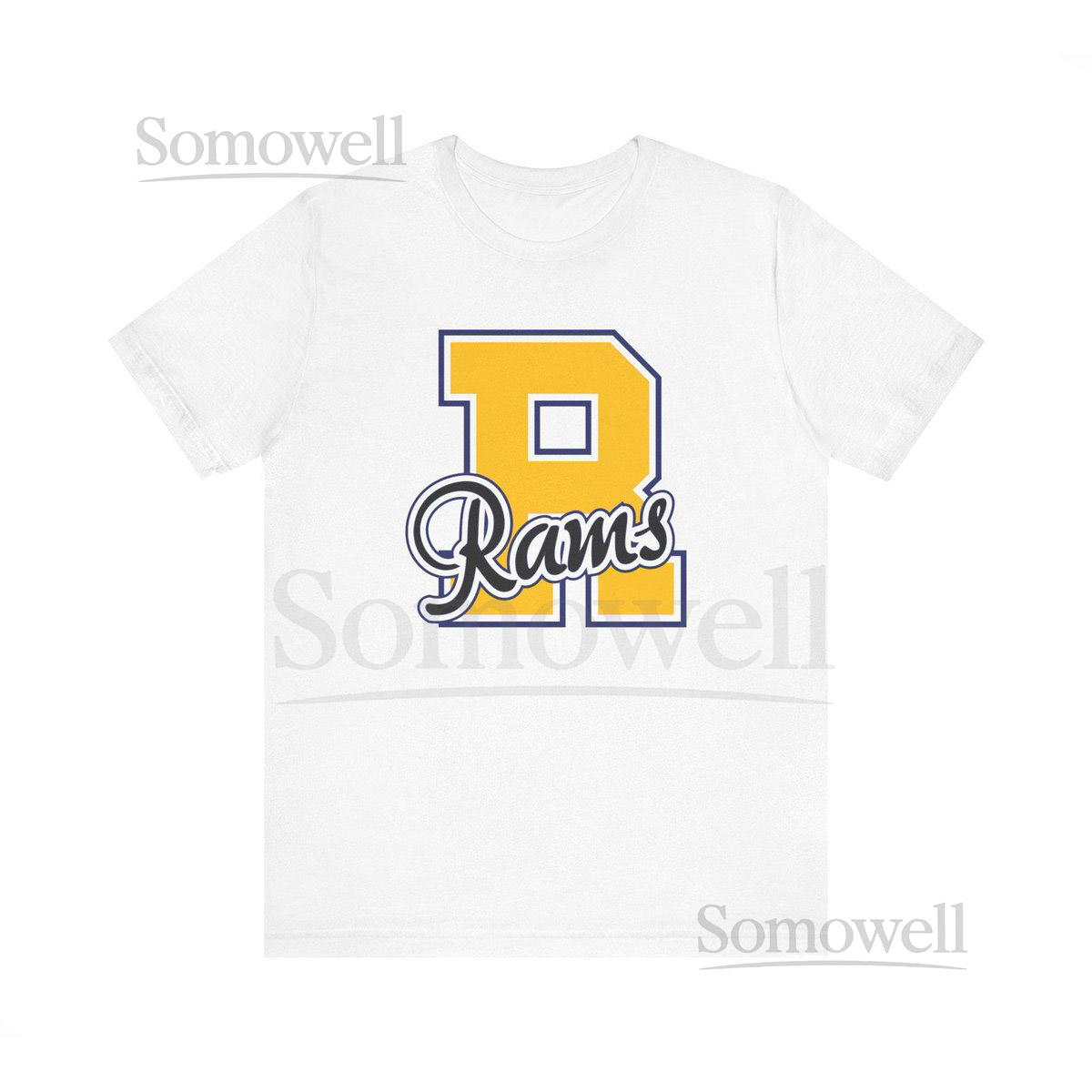 R Rams on Adult Unisex Tee_673
