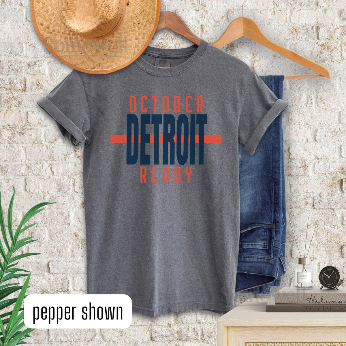 Detroit October Ready T-shirt Detroit Game Day Shirt Baseball Apparel Playoff Merch Motor City Tshirt October Ready Shirt for Women_200