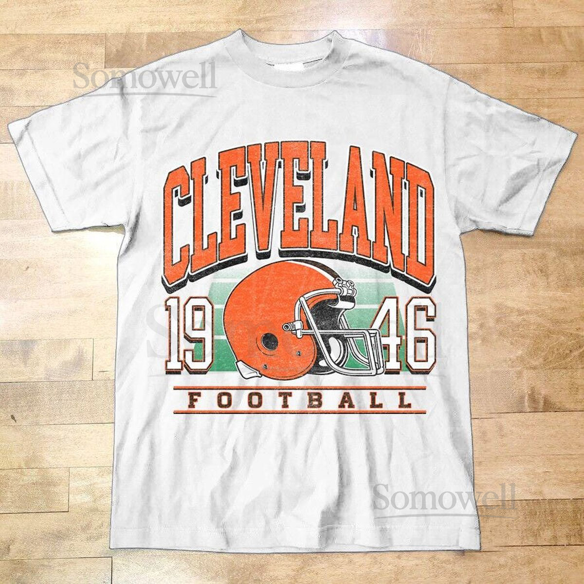 Vintage Style Cleveland Football Shirt Cleveland Football T Shirt Retro Cleveland Football Shirt CP11_527