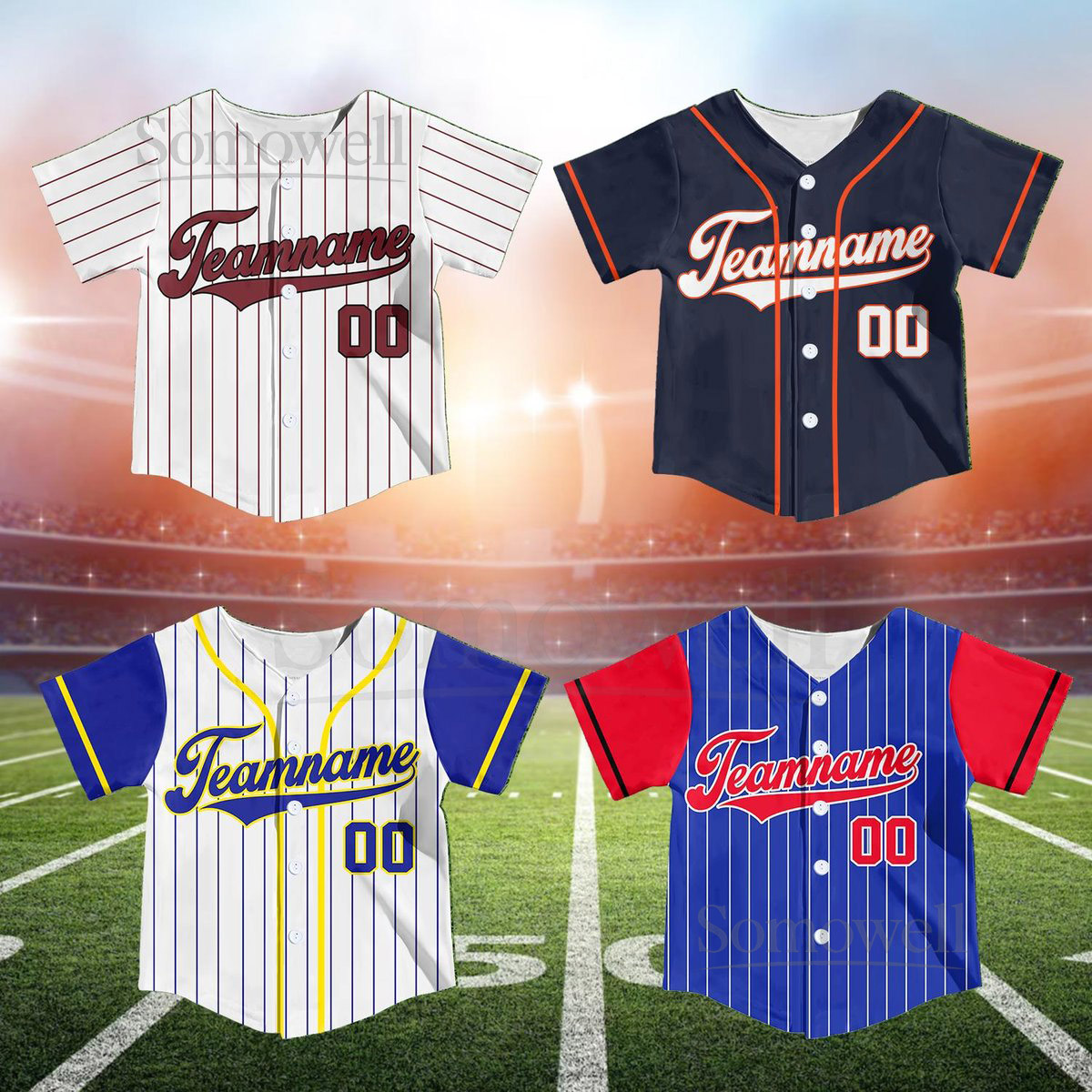 Personalized Kid Baseball Jersey Custom Name Number Youth Baseball Shirt Baseball Jersey For Baseball Fans Lovers Kids Birthday Gift_193