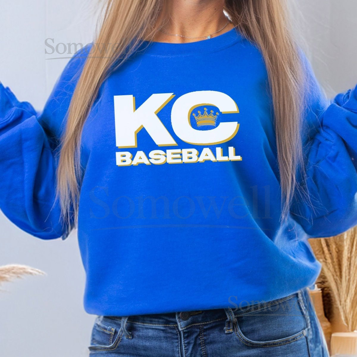 Kansas City Royals Crewneck Sweatshirt KC Baseball Fan Gift_417