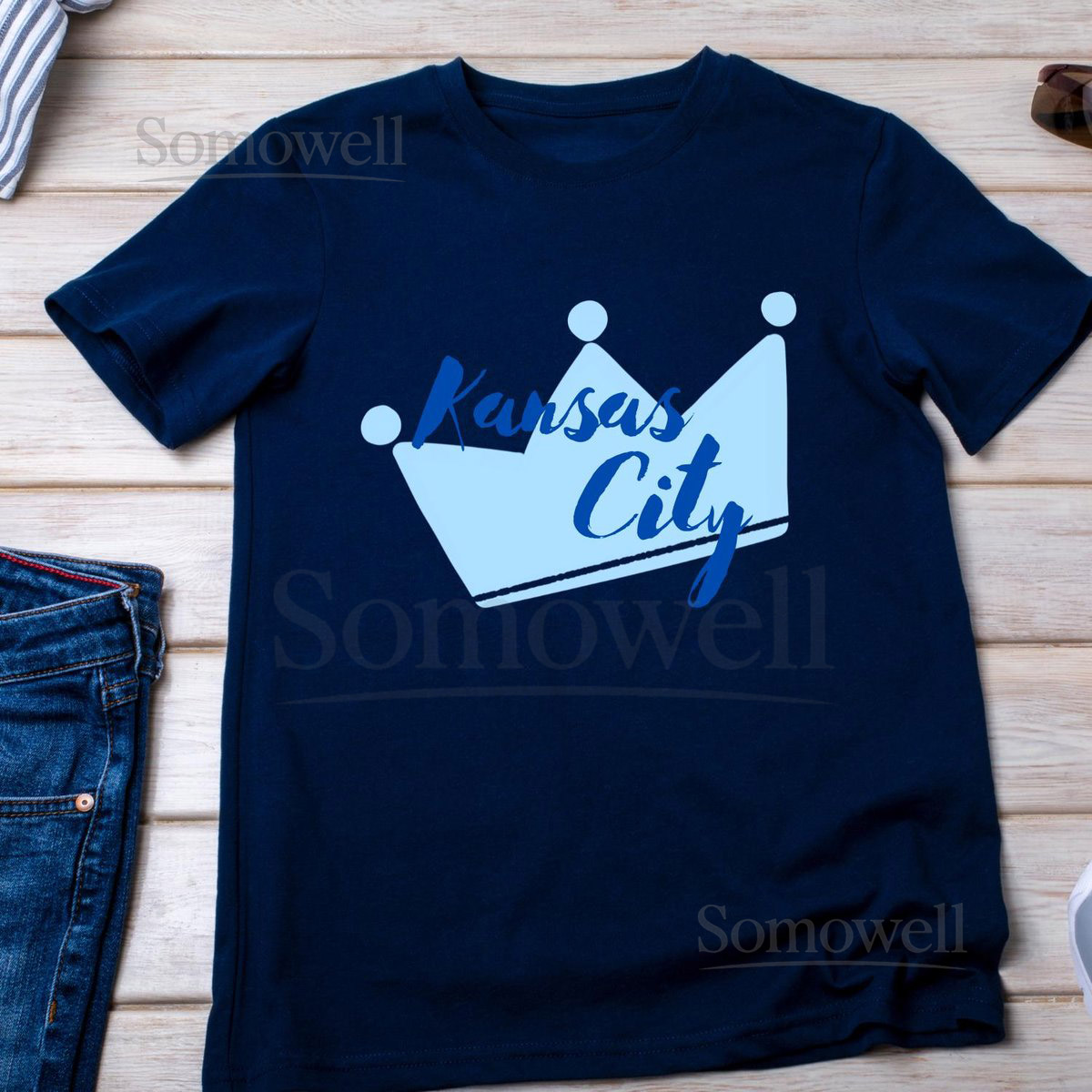 Kansas City themed design Kansas City Royals Baseball Themed Illustration_454