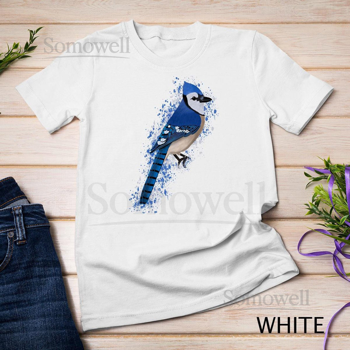 Blue Jay Bird Birder Birdlover Birdwatcher Animal Biologist T-Shirt Sweatshirt_87