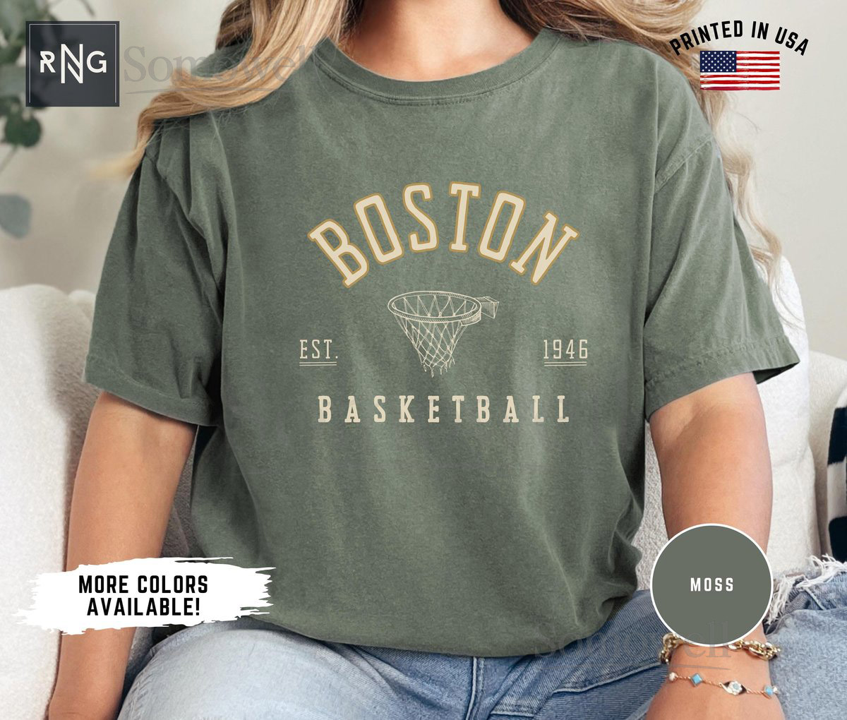 Unisex Boston Basketball Shirt Retro Celtic Basketball Shirt Boston Basketball Apparel Boston Sports Apparel Retro Celtic Fan Gift_578