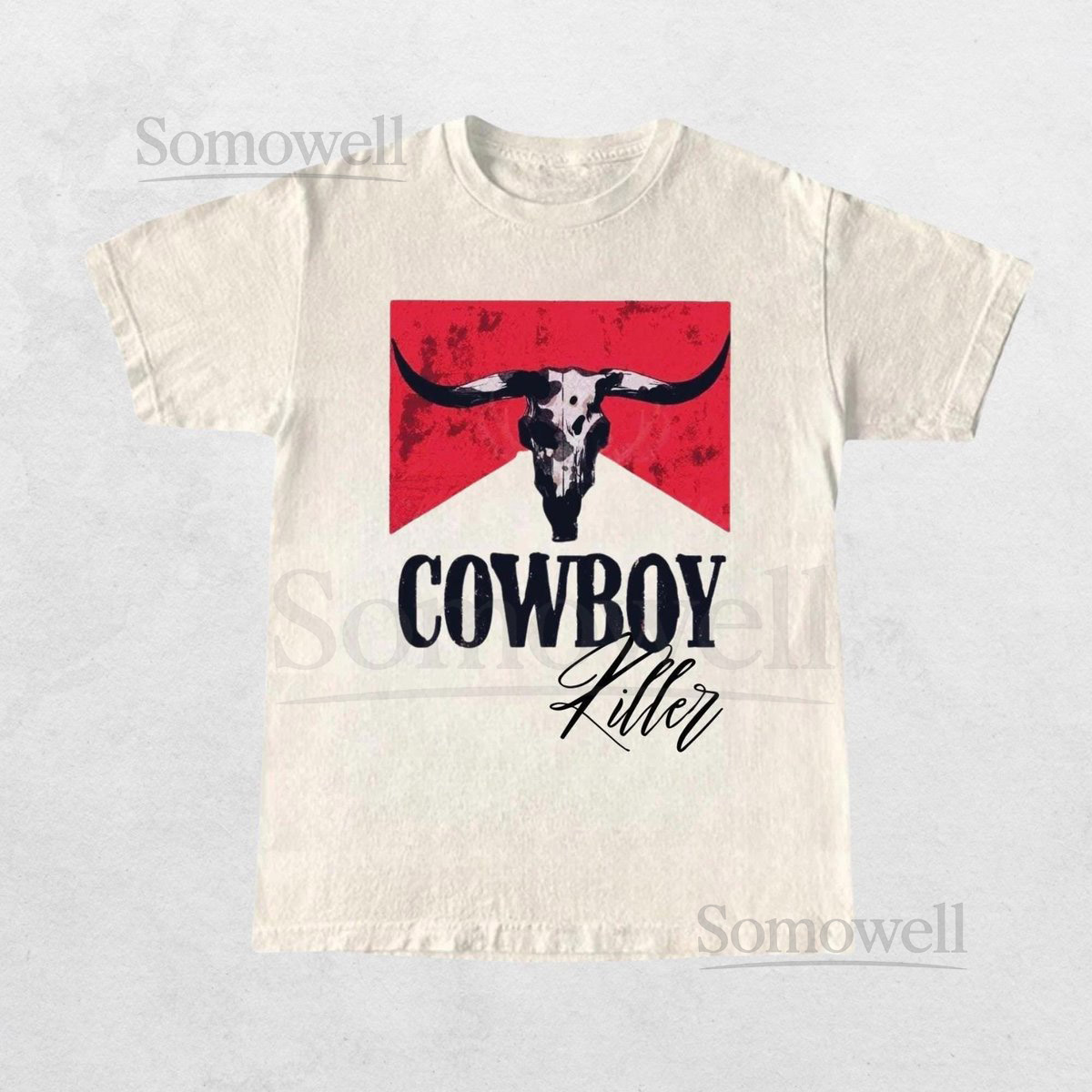 Cowboy Killer T-shirt Vintage 90s Western Shirt Retro Coors Tee Cowboy Shirt Gift for_120