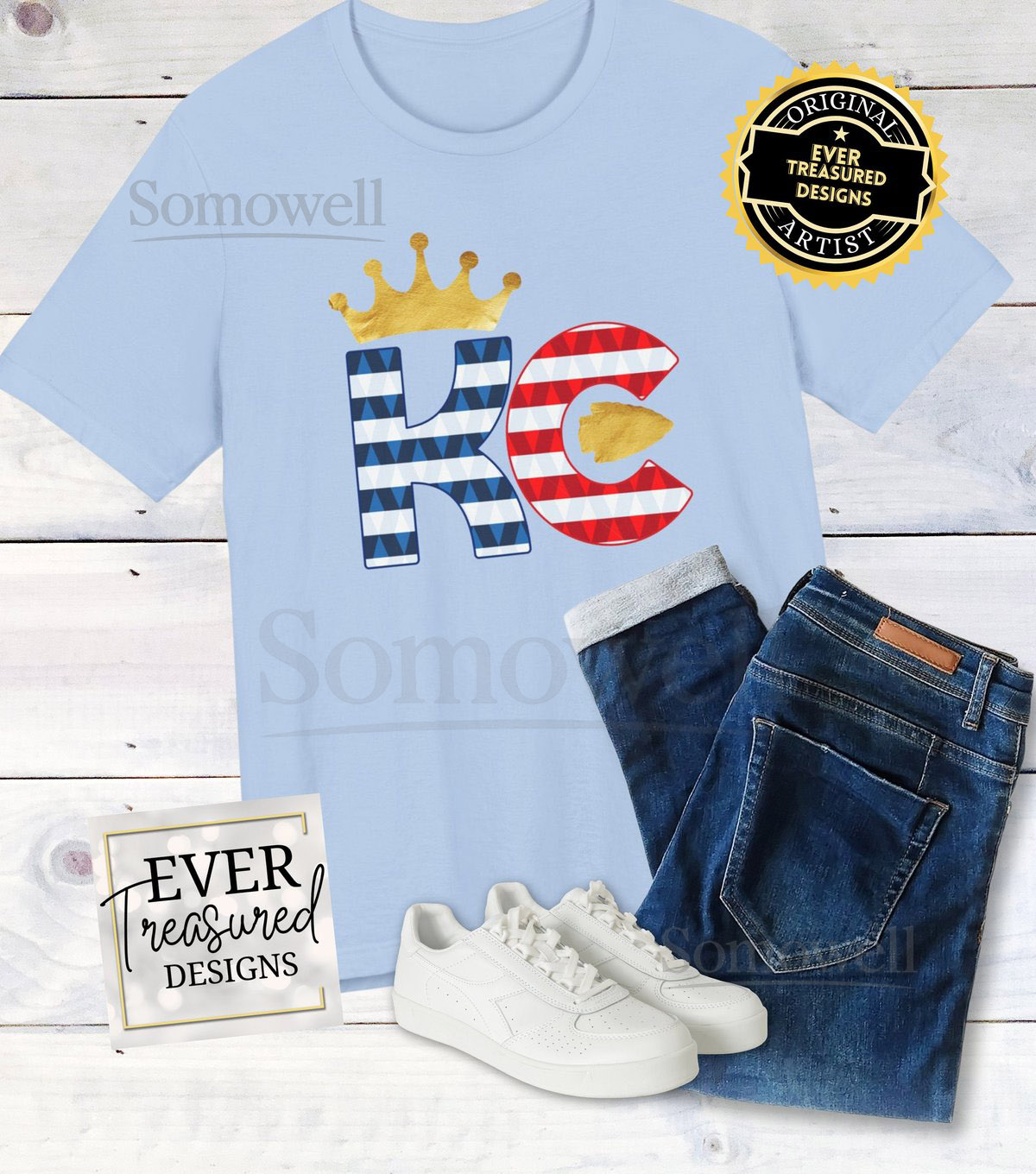 Kansas City Chiefs Royals Football Baseball Postseason Playoffs Crowned Double Victory Unisex Fit Graphic Tee_369