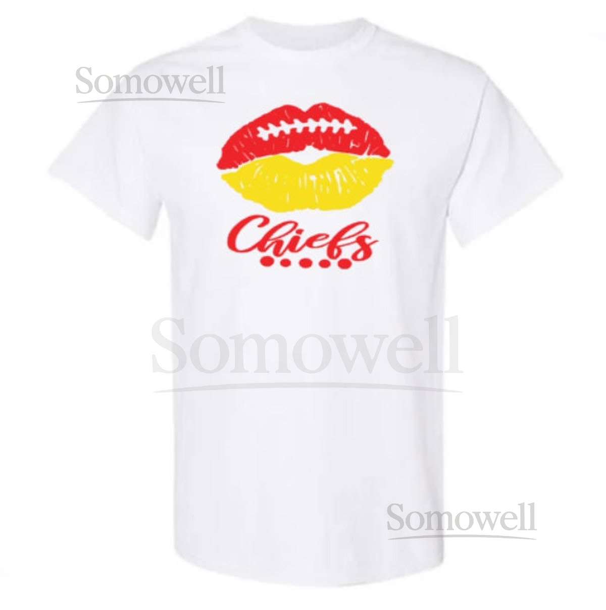 Kansas City Chiefs Football Lips Chiefs Fan Sports Fan T-shirt_264