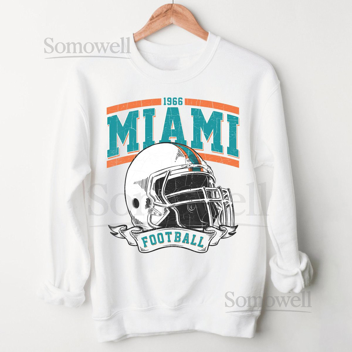 Retro Miami Football Shirt Miami Football Women Shirt Game Day Shirt Miami Football Shirt Miami Football Gift Shirt_540