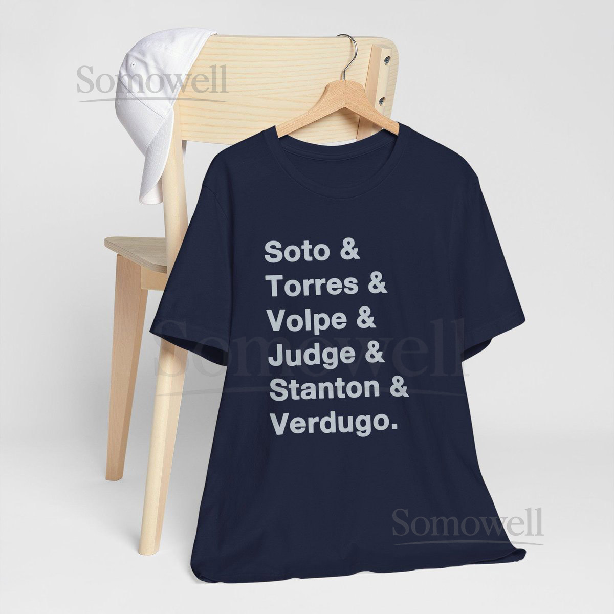NY Yankees 2024 Roster T-Shirt MLB Team Names Shirt_48