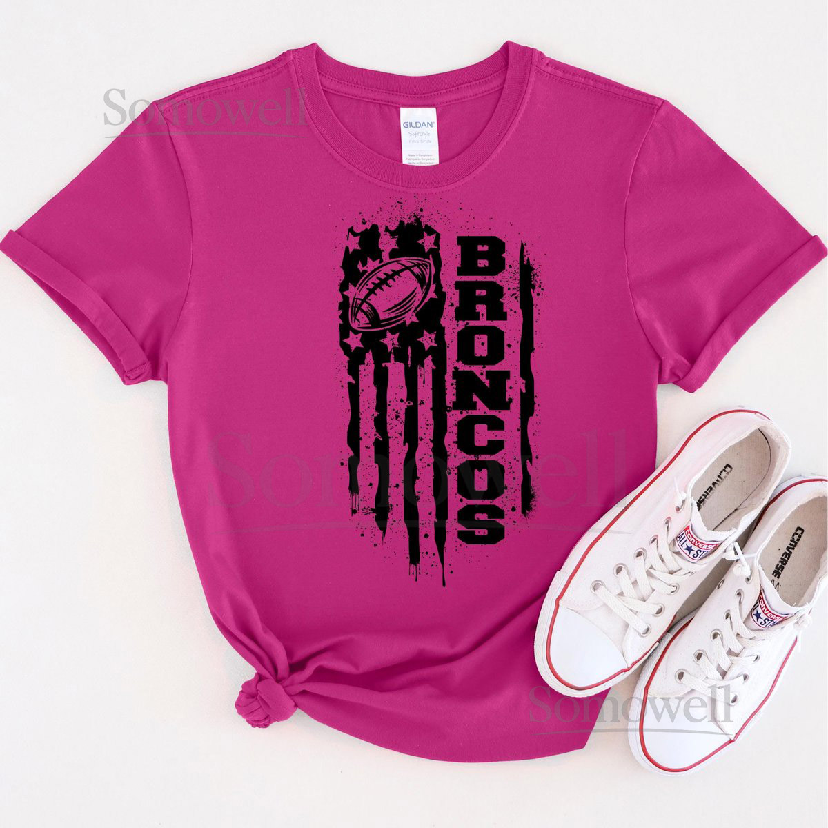 Bronco Football T-Shirt Denver Sports Tee Game Day Shirt Football Fan Gift Tailgating Apparel_38