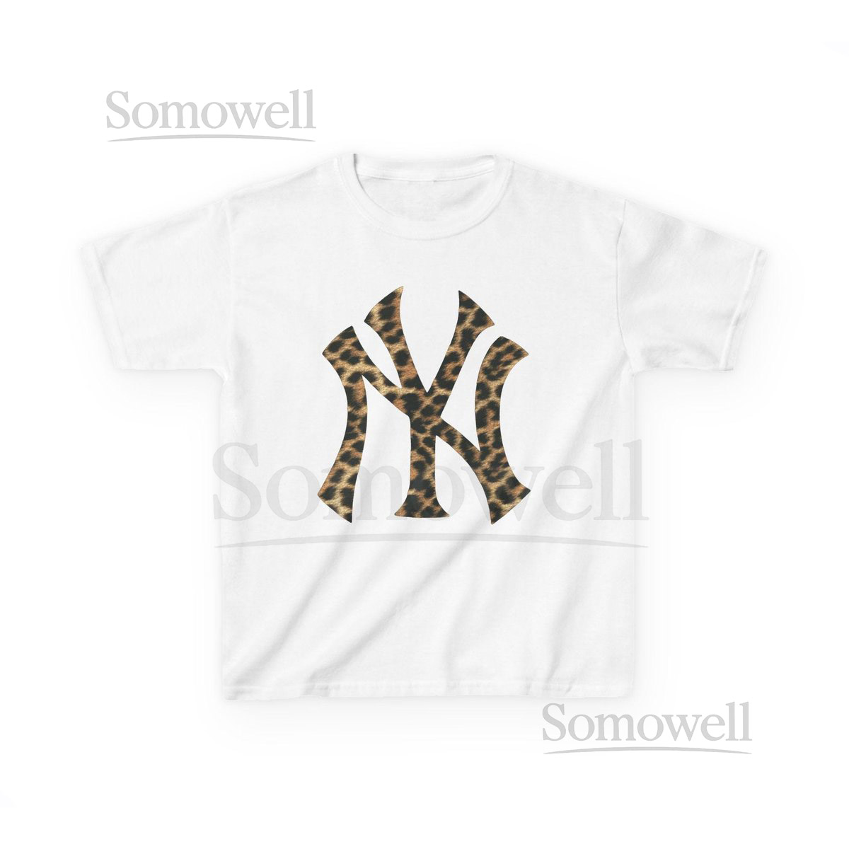 New York Cheetah Print Baby Tee_665