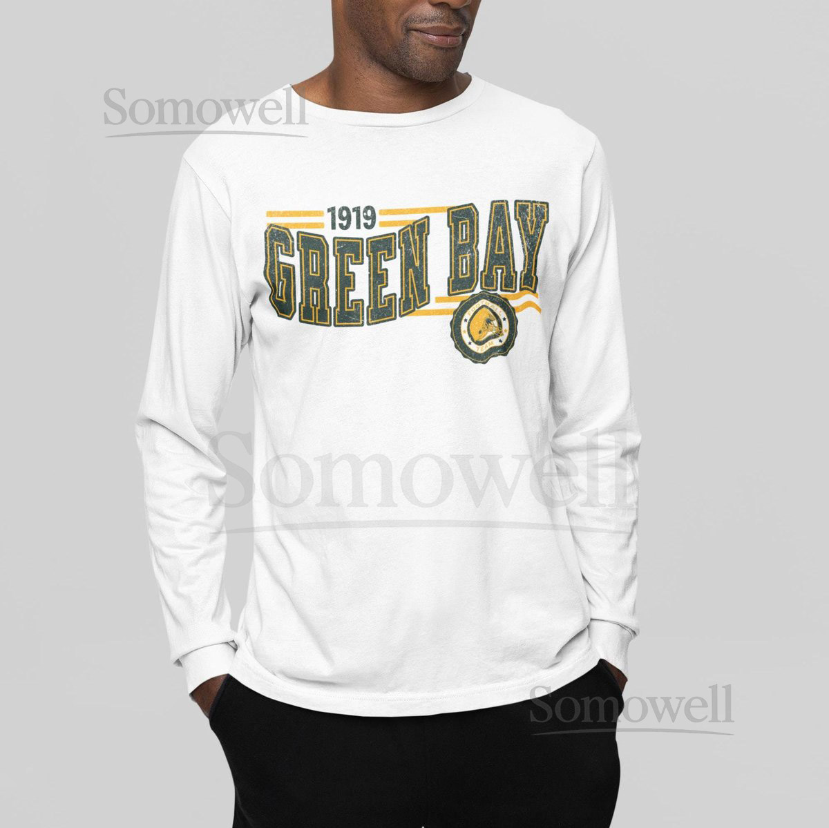 Green Bay Football Retro Crewneck Long Sleeve Packer Retro Long Sleeve Shirt Green Bay Unisex Shirt Game Day T-Shirt Packer Fan Gift_389