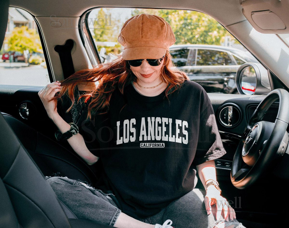 Los Angeles California t-shirt City of angels retro style shirt LA shirt Los Angeles California gifts Comfort Colors shirt_273