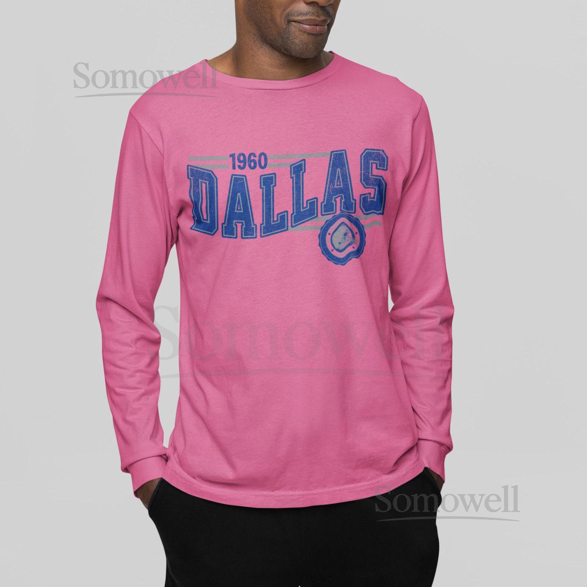 Dallas Football Retro Crewneck Long Sleeve Cowboy Retro Comfort Colors Shirt Dallas Unisex Shirt Game Day T-Shirt Cowboy Fan Gift_222