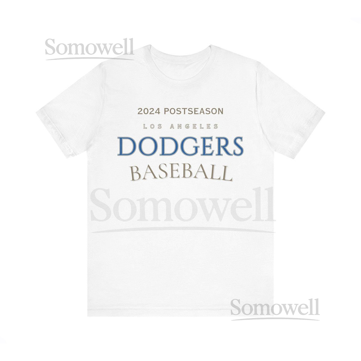 LA Dodgers Postseason Tee - Los Angeles Playoff Baseball T-Shirt_534