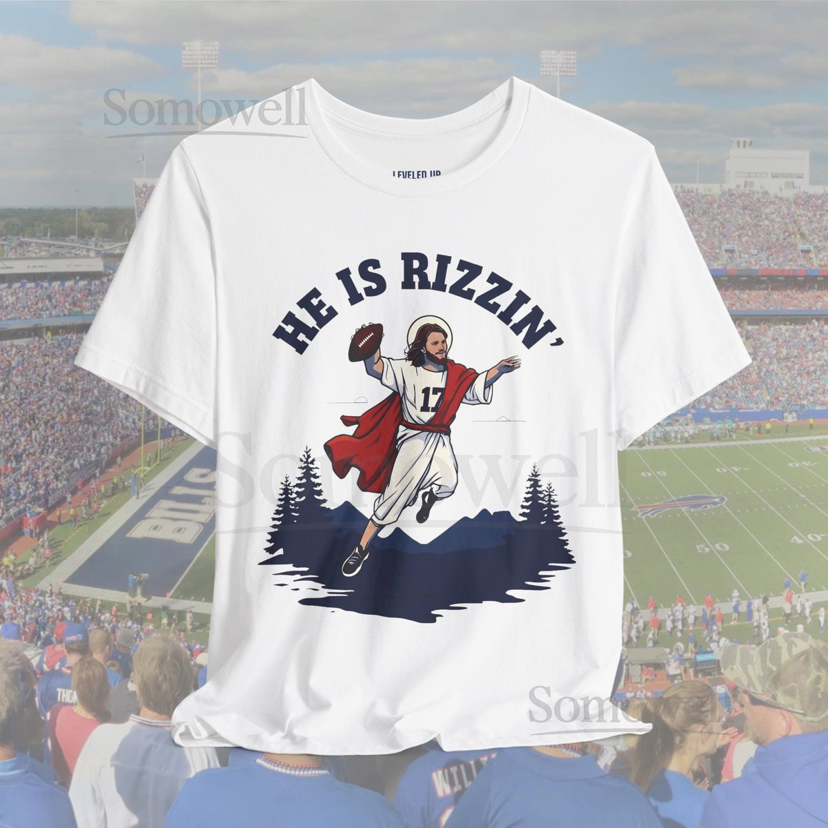 He is Rizzin' Josh Allen T-Shirt Buffalo Football Shirt Bills Mafia Gift_672