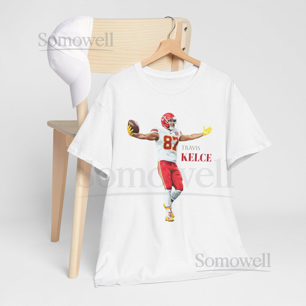 Travis Kelce Kansas City Chiefs T-Shirt Football Fan Apparel_766