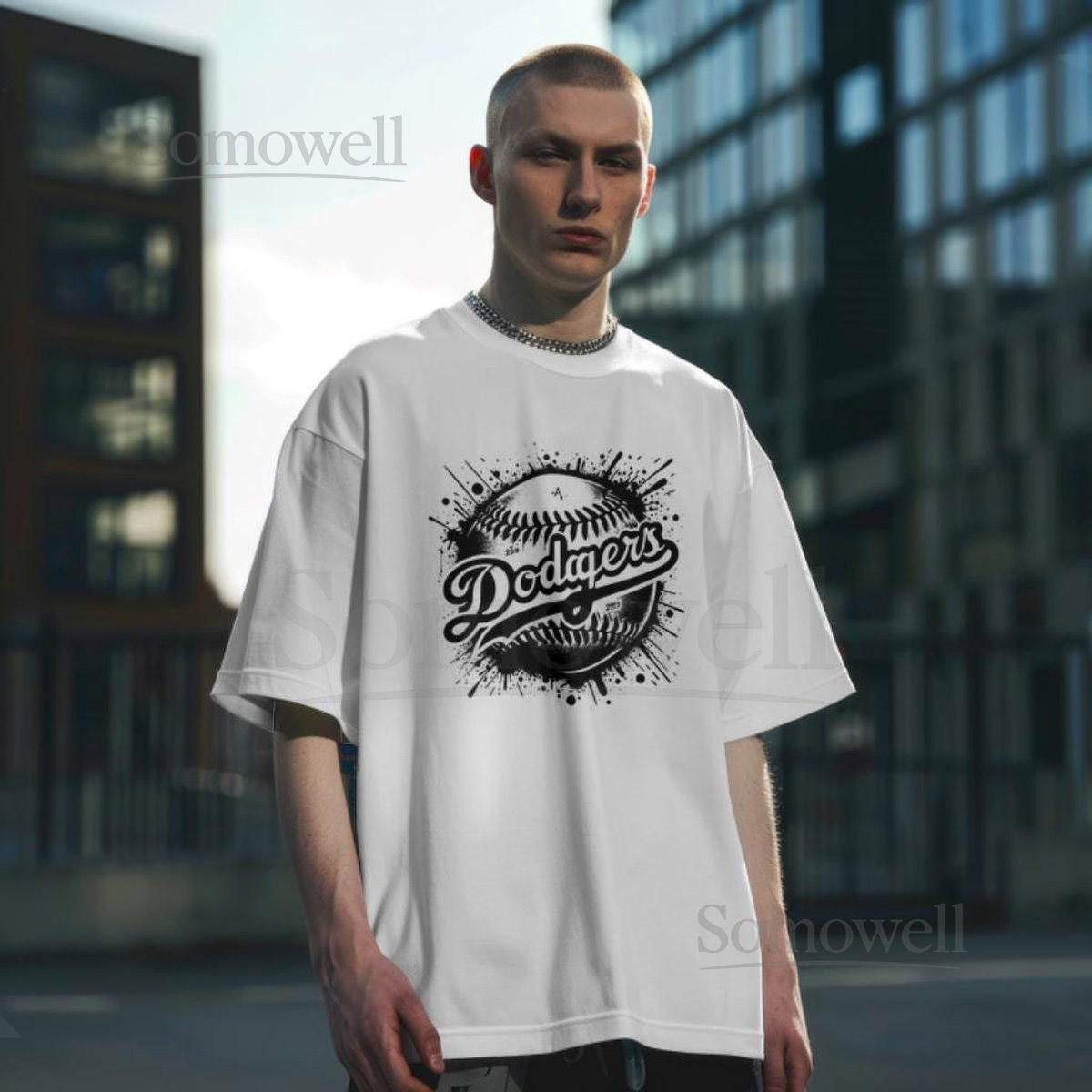 Los Angeles Dodgers Unisex Heavy Cotton Tee - Official MLB Team Shirt Baseball Fan Gift Sports Apparel Game Day Clothing MLB Merchandise_635