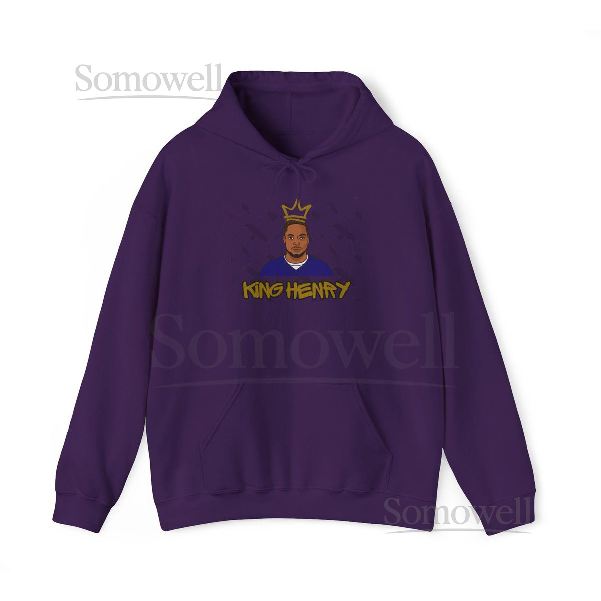 King Henry Baltimore Ravens Hoodie NFL Football Fan Apparel_739