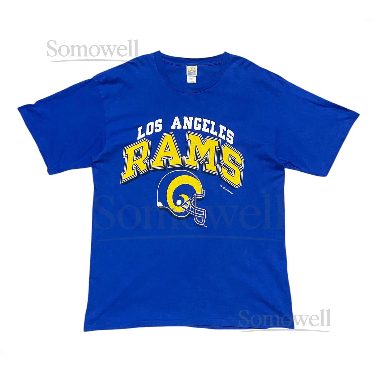 Vintage 90s Los Angeles Rams Single Stitch Tee size XL_789