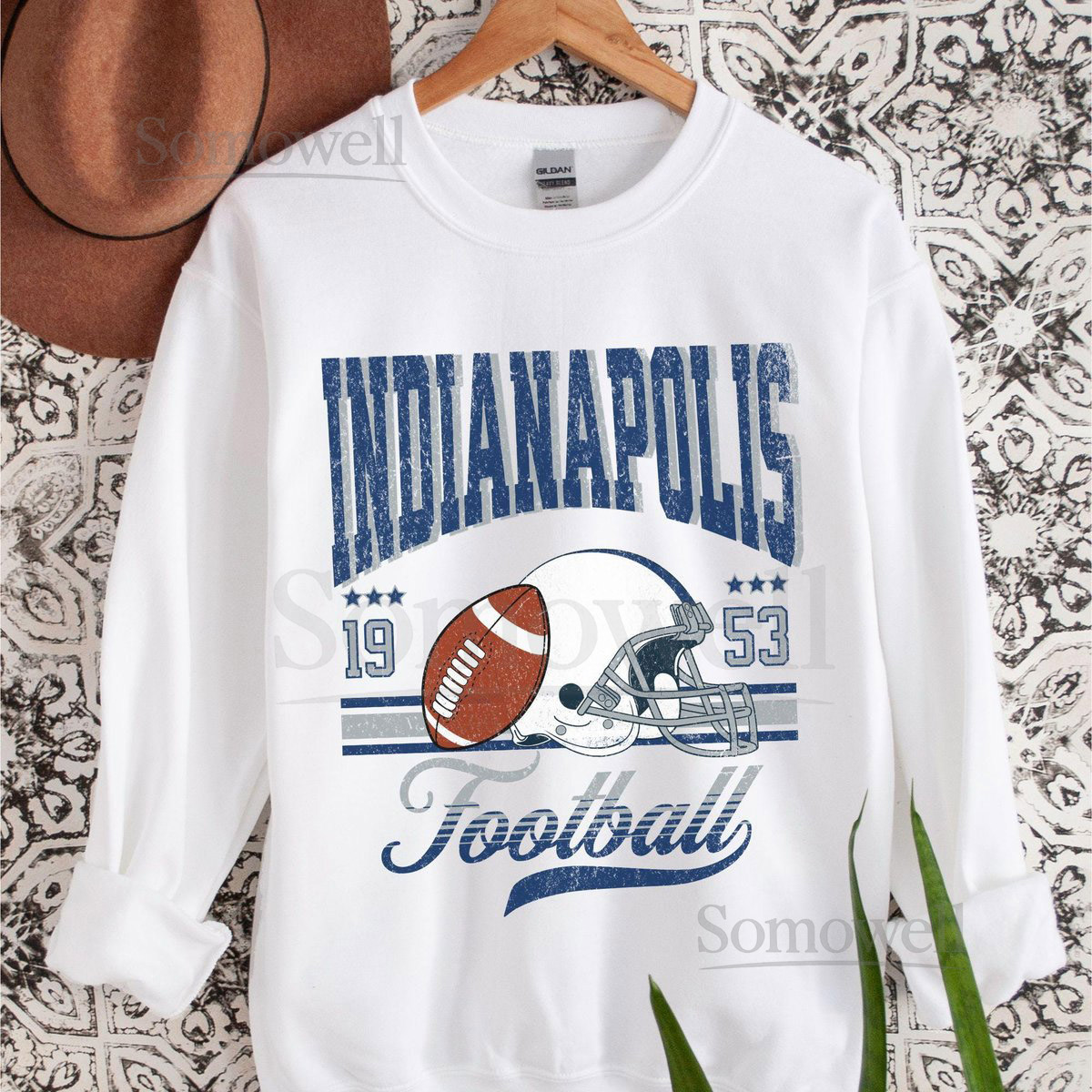 Vintage Colt Football Sweatshirt Game Day Colt Sweatshirt Indianapolis Football Fans Gift Indy Football Shirt Colt Fan_944
