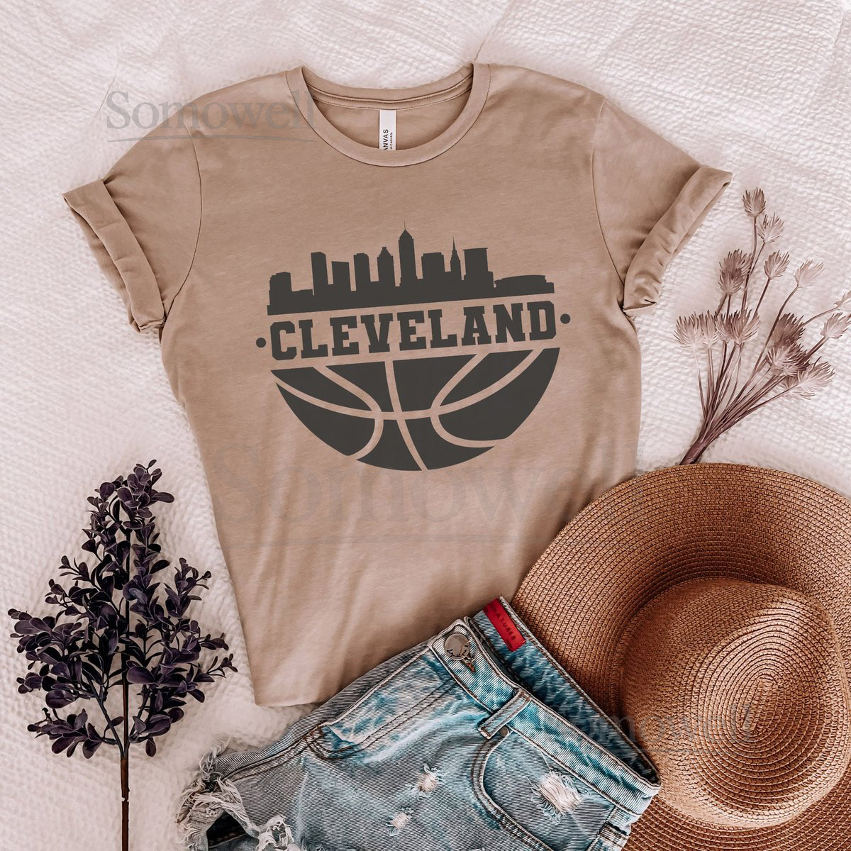 Basketball Shirt Cleveland Sports Gameday tee Cavaliers T-shirt Sports gifts Team Shirts Gift for mom Gift for wive Cav Basketball mom shirt_52