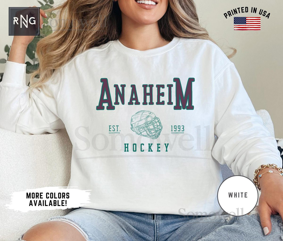 Anaheim Hockey Shirt Duck Hockey Gameday Sweatshirt Anaheim Hockey Crewneck Duck Hockey Fan Apparel Anaheim Gameday Hockey Shirt_21