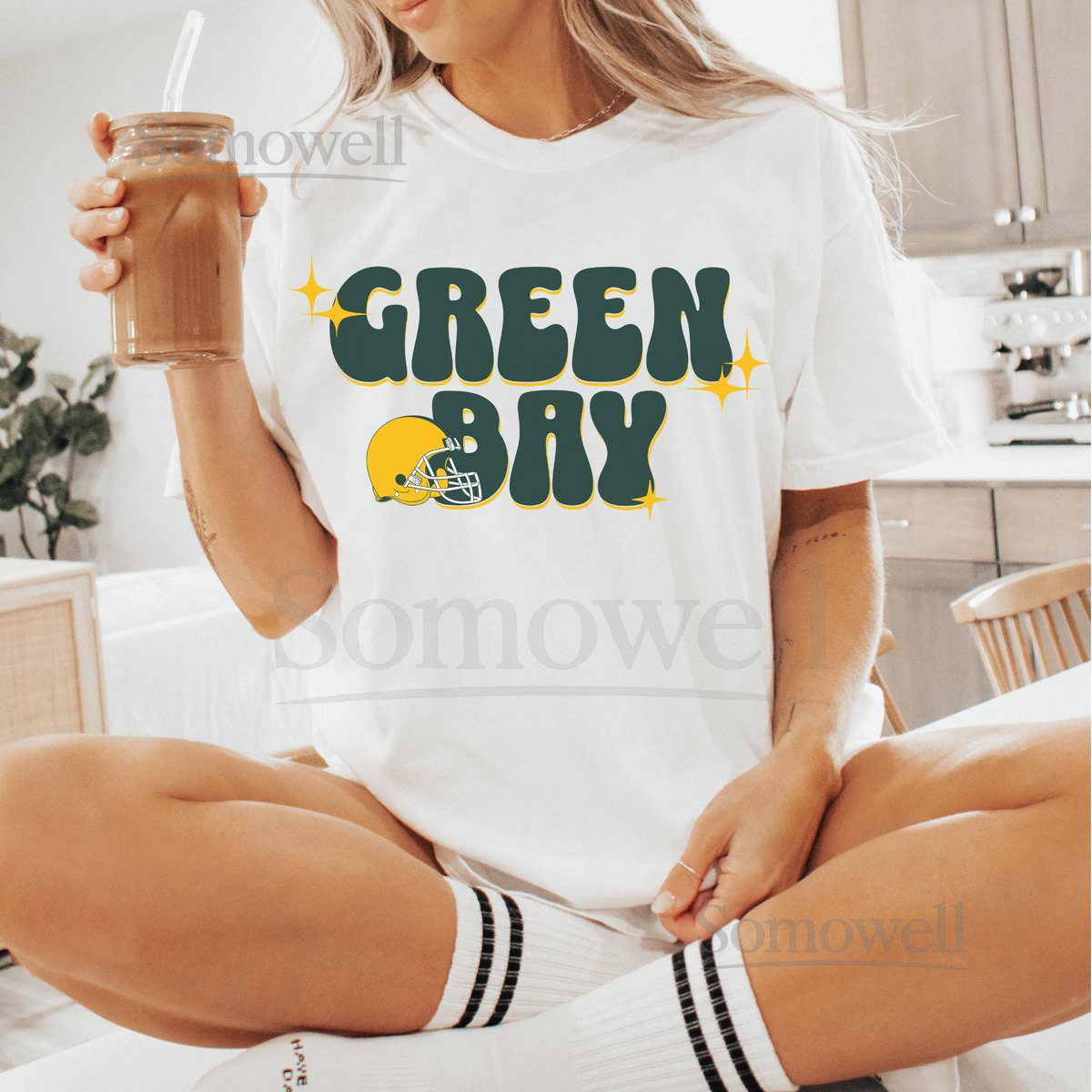 Green Bay Football Comfort Colors T-Shirt Vintage Style Tee_374