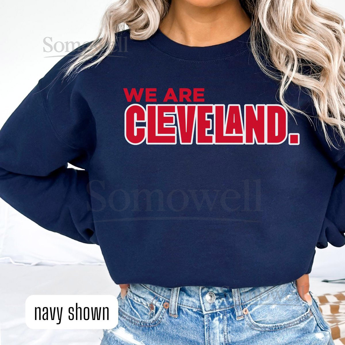 Cleveland Sweatshirt We Are Cleveland Crewneck Cleveland Baseball Sweater_10