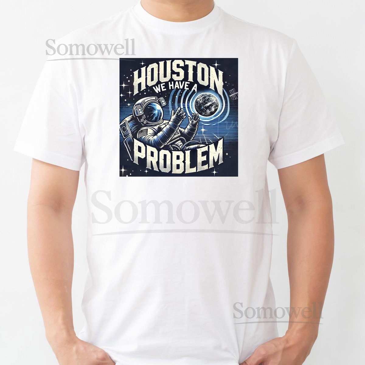 Houston We Have a Problem Shirt Texas Tee Best Texas Gift Funny Astronaut Shirt Space Center Tee NASA Tee Retro Style Shirt Funny Spa_400