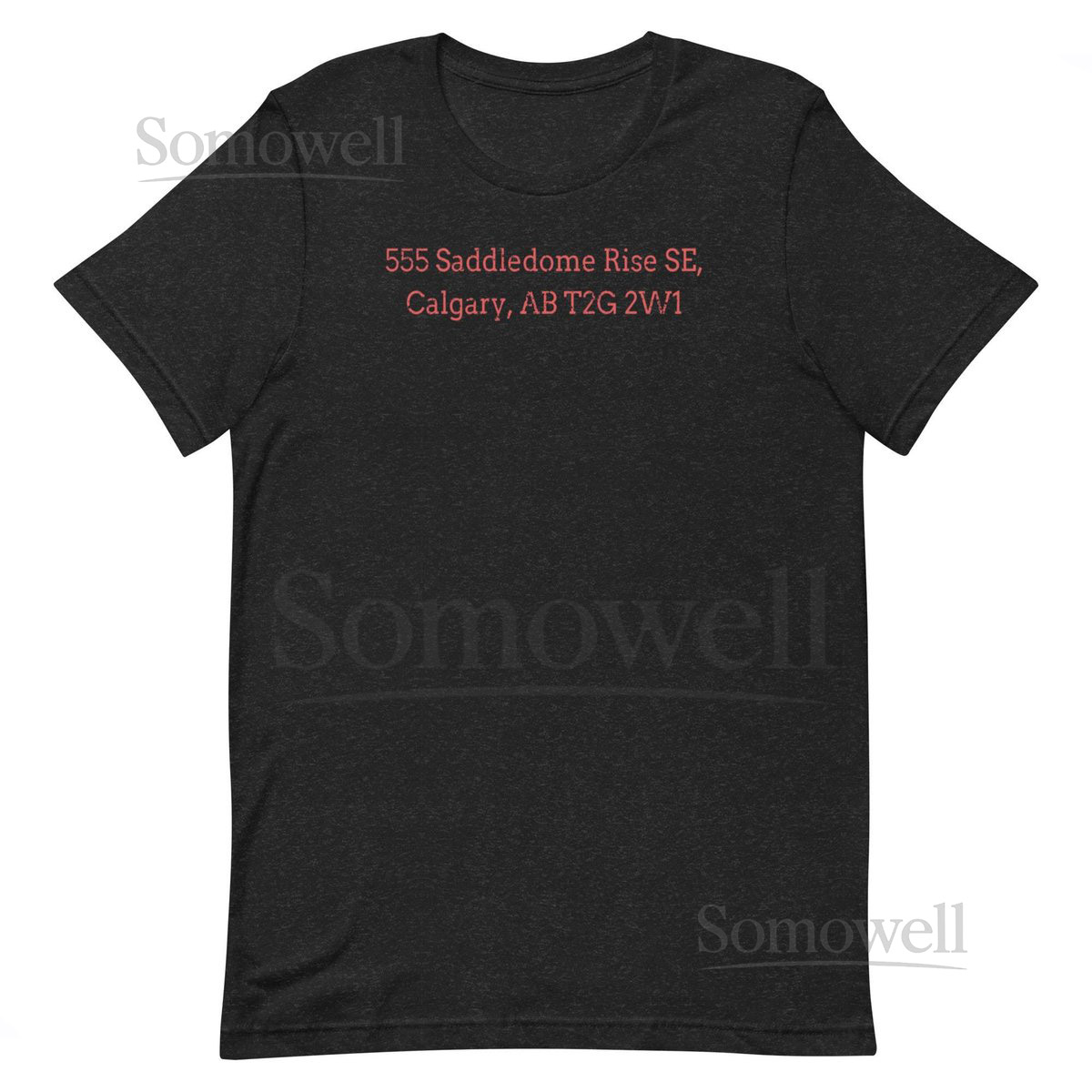 Vintage Saddledome Address T-Shirt Calgary Hockey_433