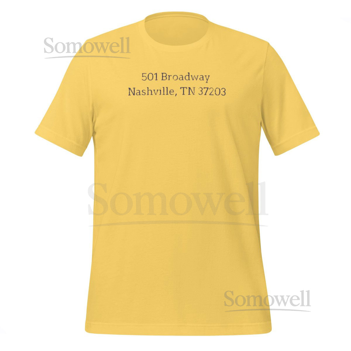 Vintage Bridgestone Arena Address T-Shirt Nashville Hockey_710