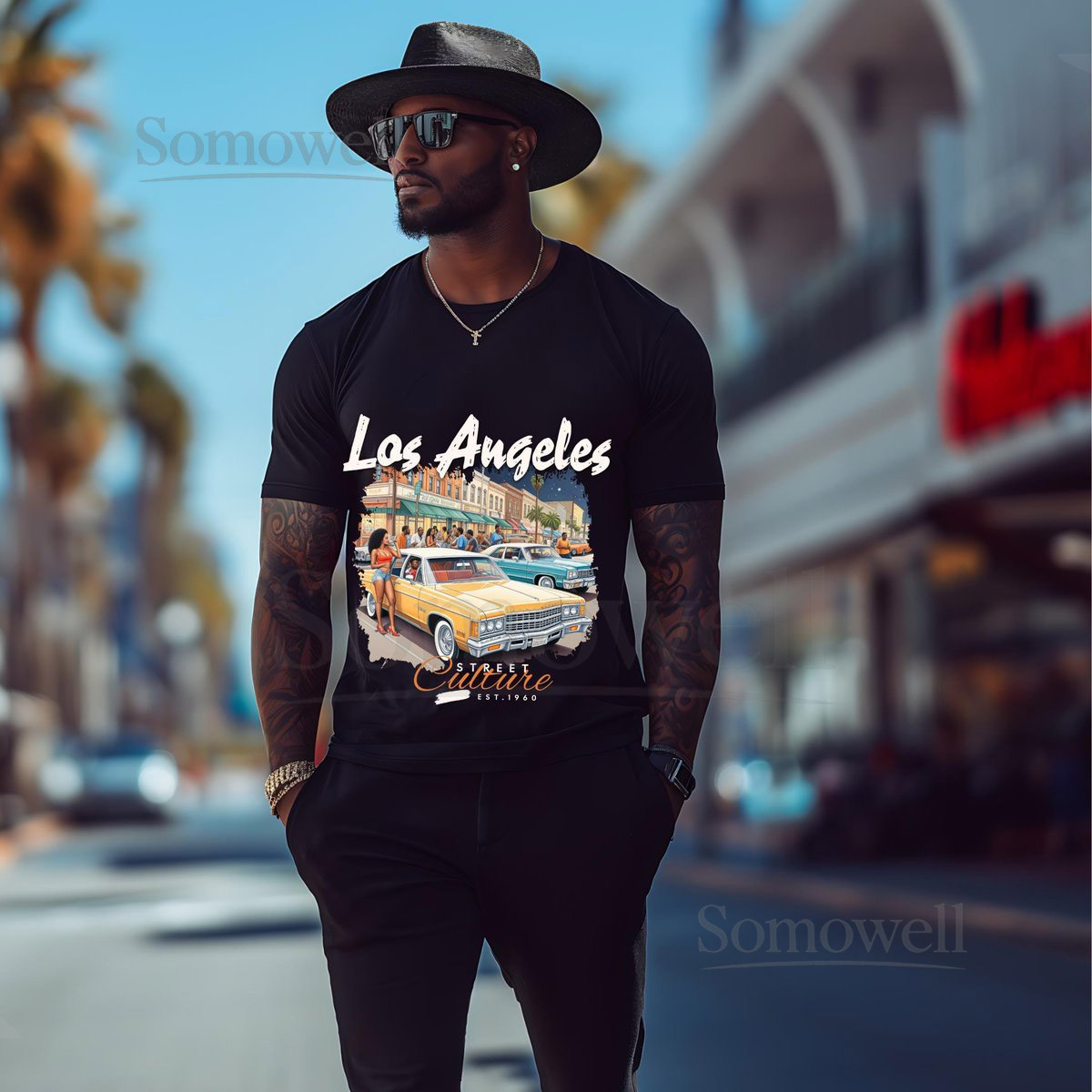 Los Angeles Street Culture Tee Urban Hip Hop Fashion_311