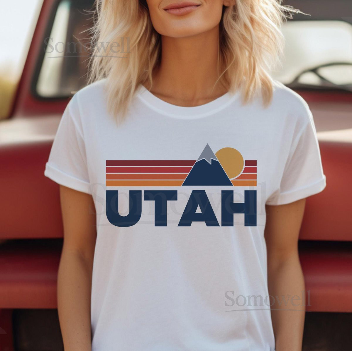 Retro Utah T-shirt Mountain Tee Vintage Utah Unisex Jersey Shirt Outdoor Hiking Apparel_443