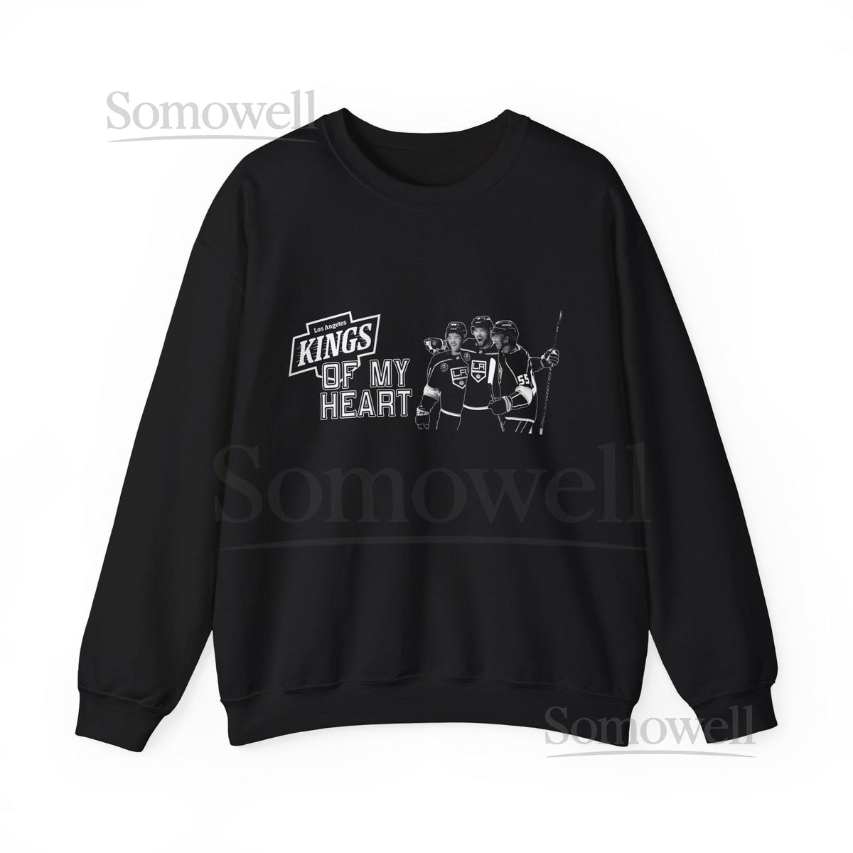 Los Angeles Kings of My Heart - LA Kings Vintage Logo - Old School Hockey - Star Players - Taylor Sweatshirt -- Oversized Sweatshirt_80