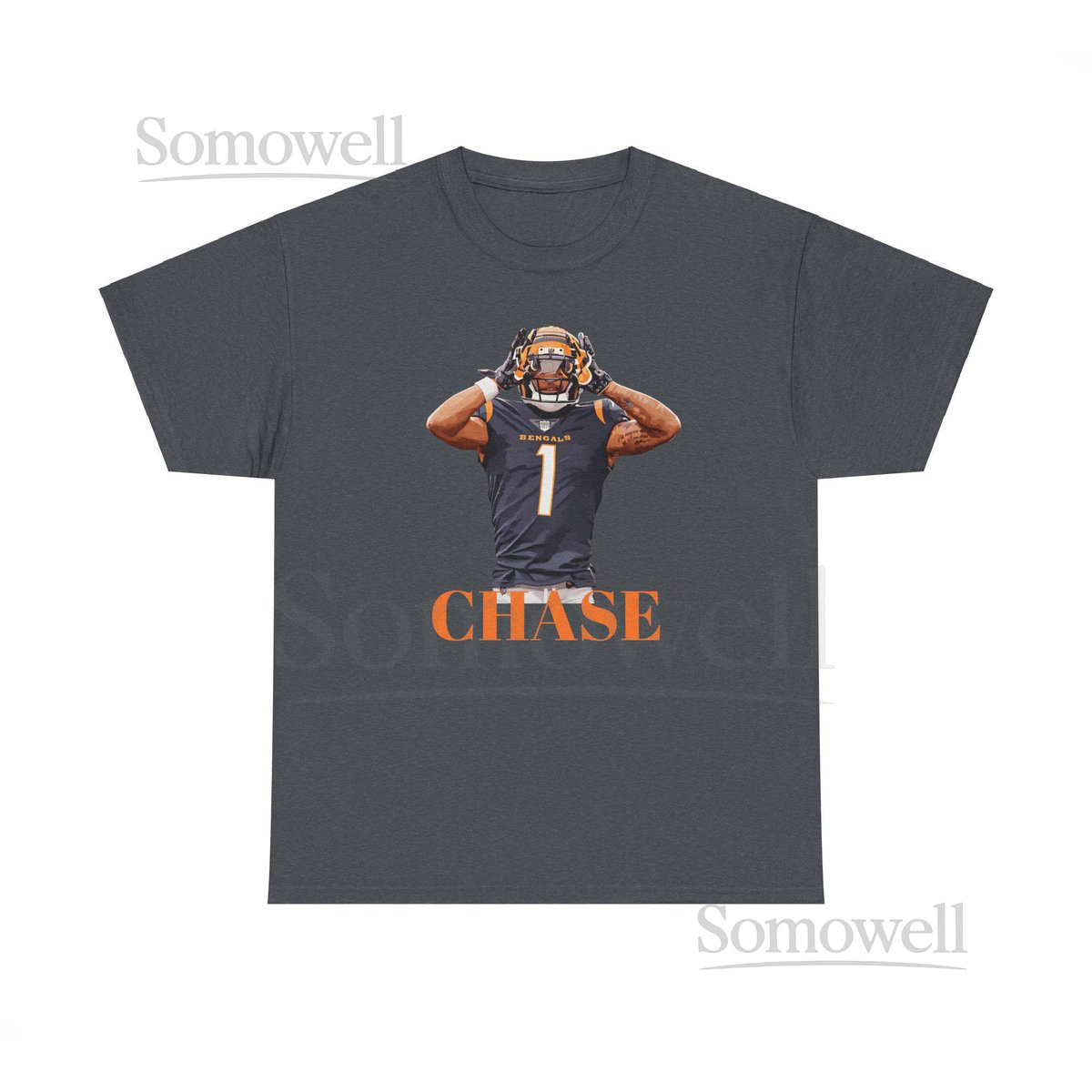 Ja'Marr Chase T-shirt Cincinnati Bengals Football Fan Shirt Unisex Tee Sports Apparel Cotton Top_686