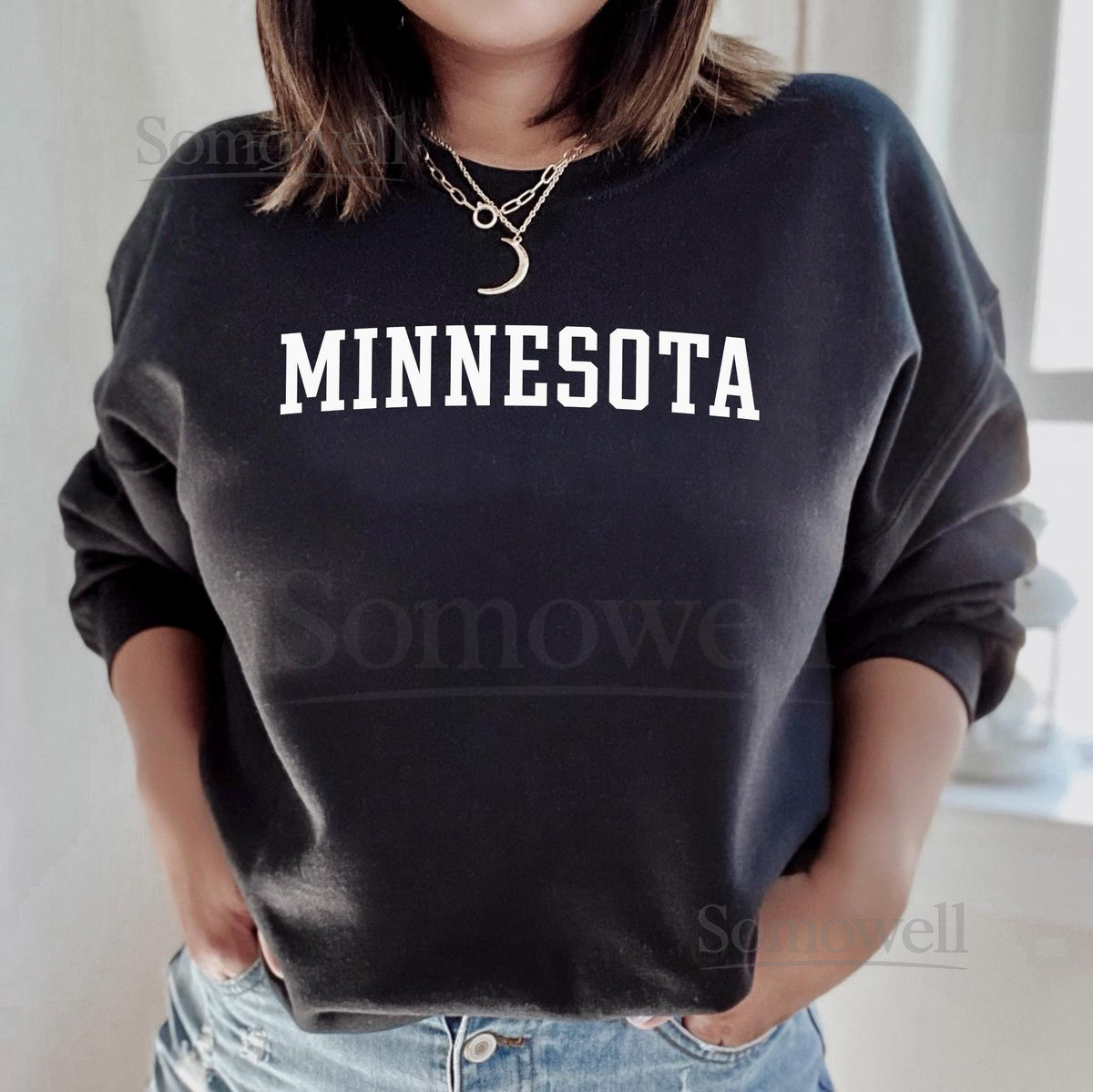Minnesota Sweatshirt Minnesota Classic Crewneck Sweatshirt Minnesota Unisex Sweatshirt_643