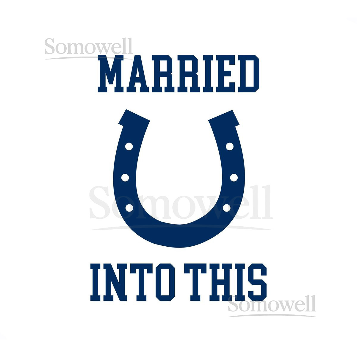 Colts Shirt Married Into This T Shirt Indianapolis Football Gift for Co_52