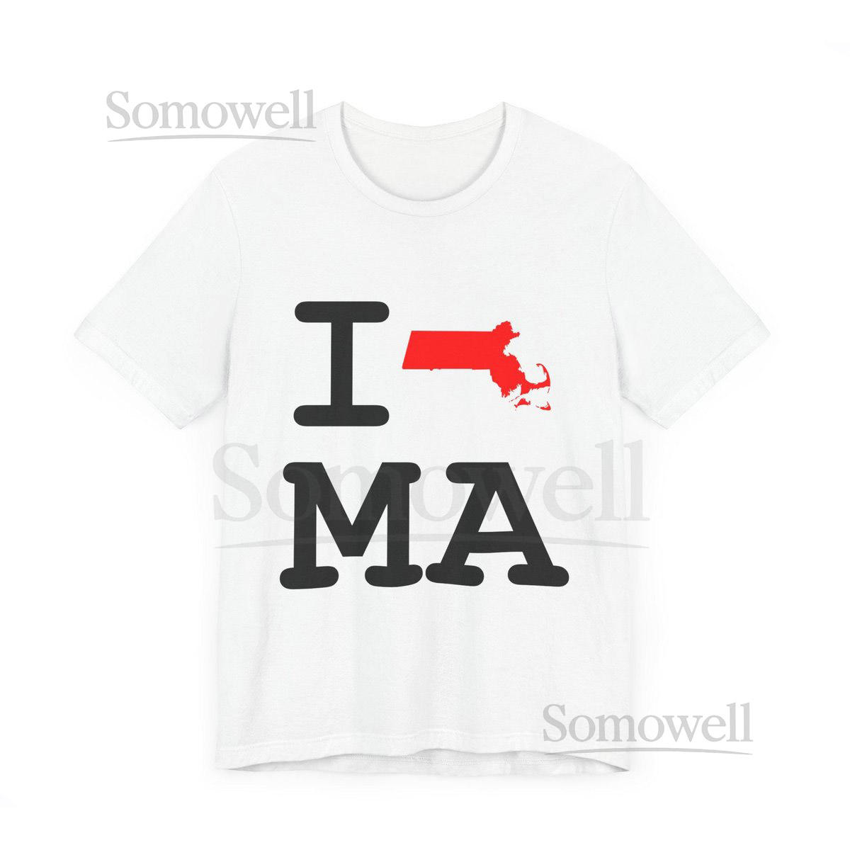 I Love MA - Massachusetts State Icon Tee_341