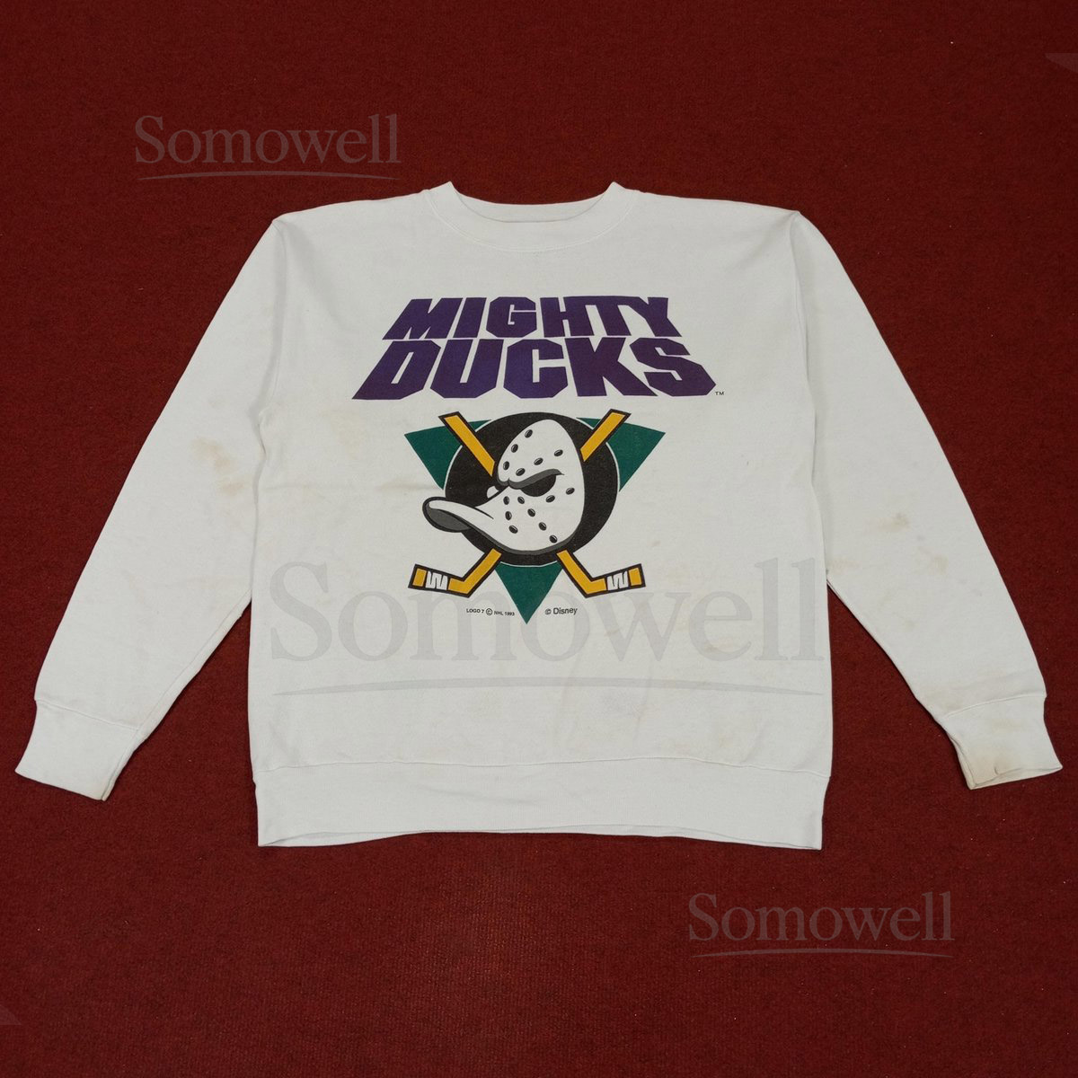 Vintage Mighty Ducks NHL Hockey Sports Team Sweatshirt_733