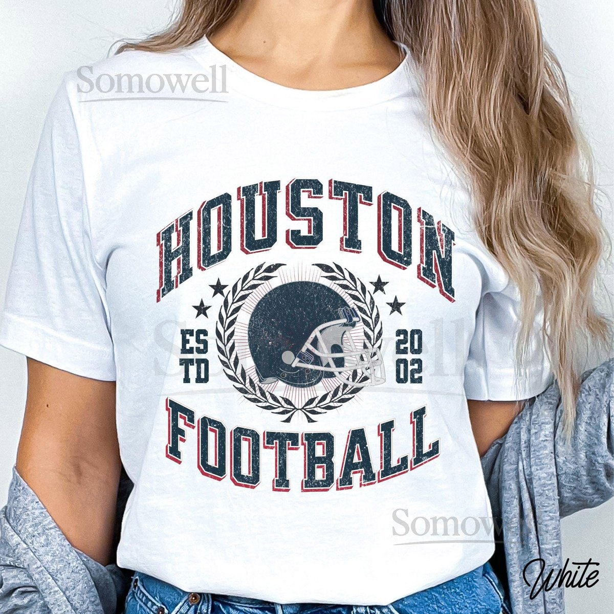 Vintage Houston Football Shirt Texan Game Day Tee Houston Football Shirt for Fan American Football Season Must-Have Texan Fan_958