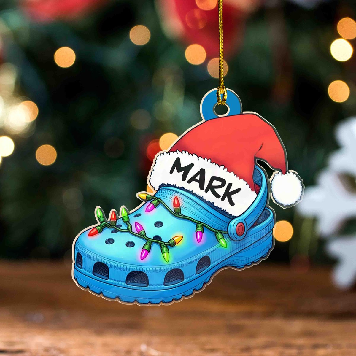 Croc Christmas Ornament Crocin39 around the Christmas Tree Ornament Funny Ornament Crocs Lover Gift Colorful Holiday Decorations