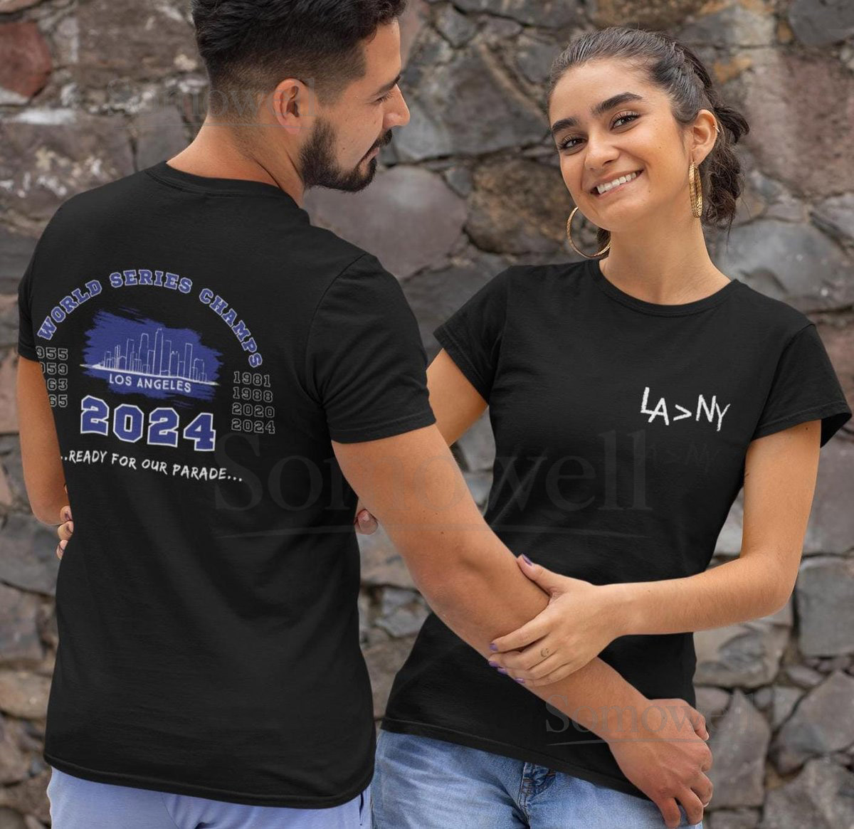 LA Dodger Los Angeles Baseball Shirt LA Baseball Fan Gift World Champions 2024 Boys in Blue Game Day Shirt La is greater than Ny_519