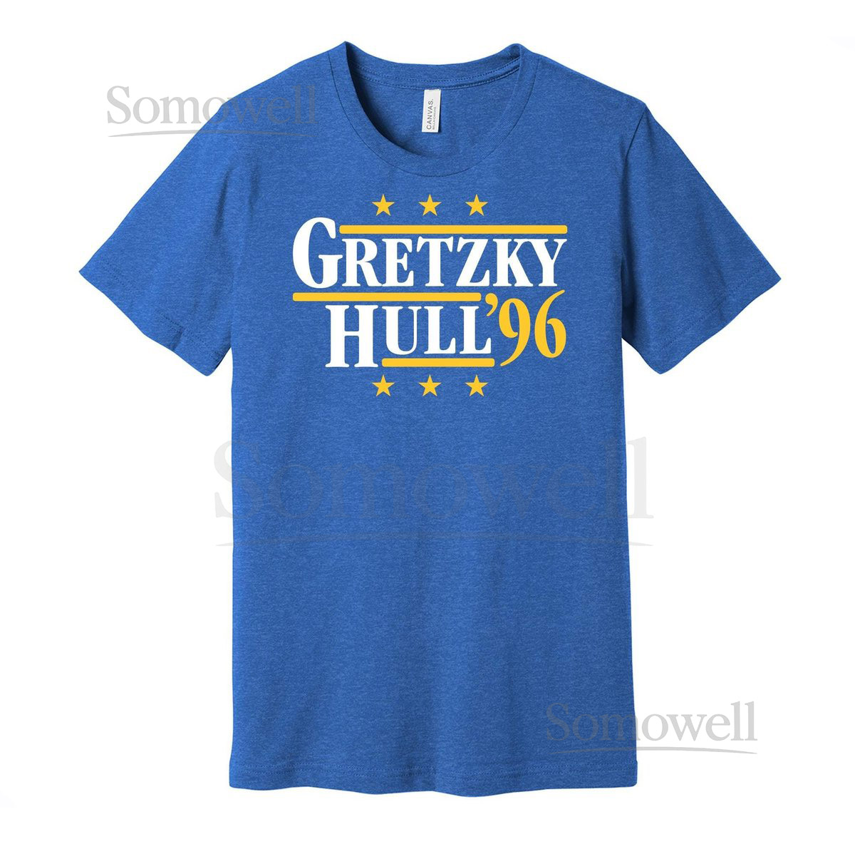 Gretzky Hull '96 - Political Campaign Parody Tee - Hockey Legends For President Fan Shirt S M L XL XXL 3XL Lots of Color Choices_192