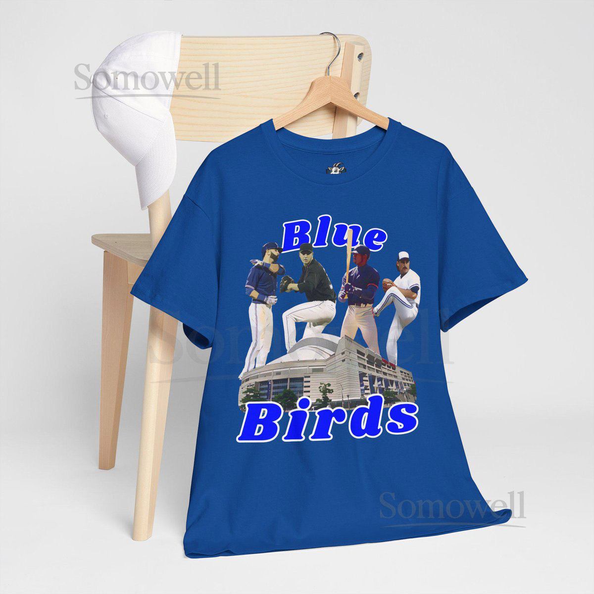 Toronto Blue Jays Blue Birds T Shirt Jose Bautista Dave Stieb Roy Halladay Carlos Delgado Baseball Fan Tee MLB Team Shirt Sports Apparel_318