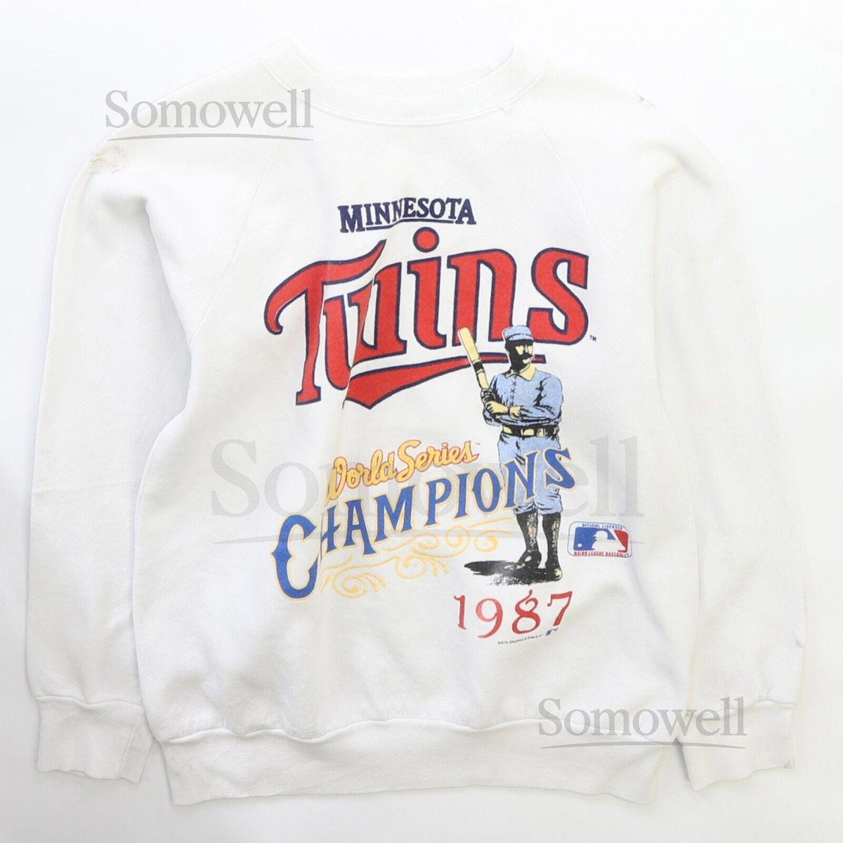 Vintage Minnesota Twins World Series Champions Sweatshirt Medium 1987 80s MLB_924